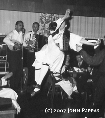 John dances at the El Cid, 1960s